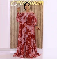 2021 new african off shoulder summer evening dresses dashiki plus size robe boubou africain maxi dress outfit womens clothing