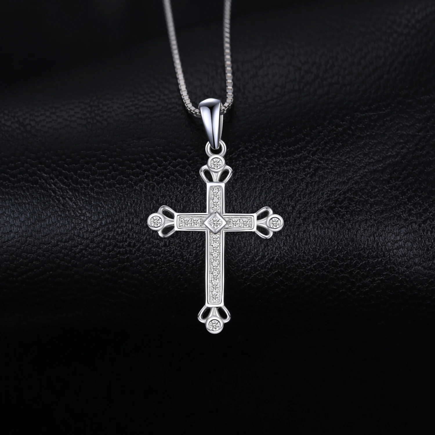 Jдворцовая Корона Крест Серебряный кулон ожерелье 925 Серебряное колье эффектное