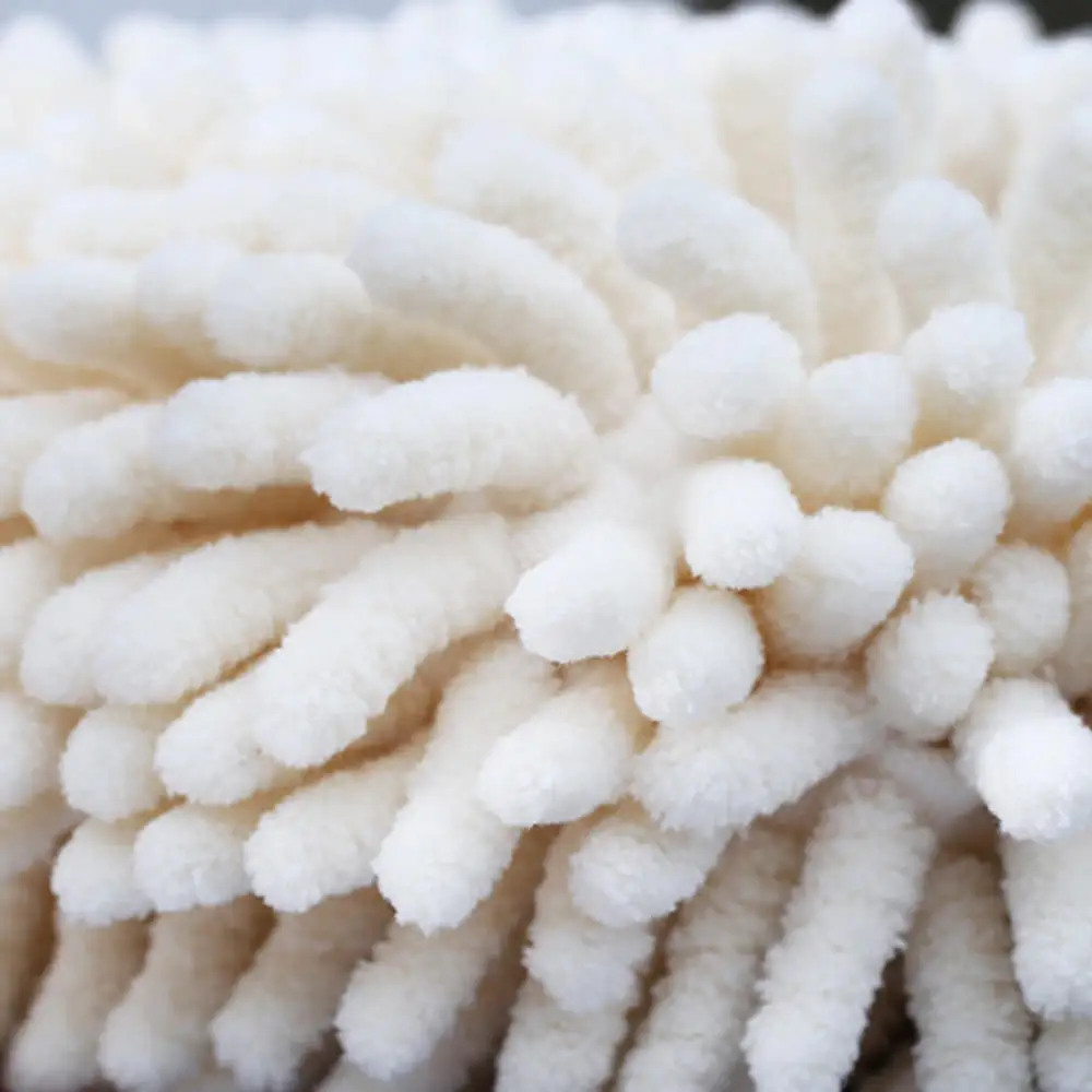 

Absorbent Hand Towel Chenille Handball Quick-drying Towel Kitchen Bathroom Hanging Cloth Cleaning Accessories