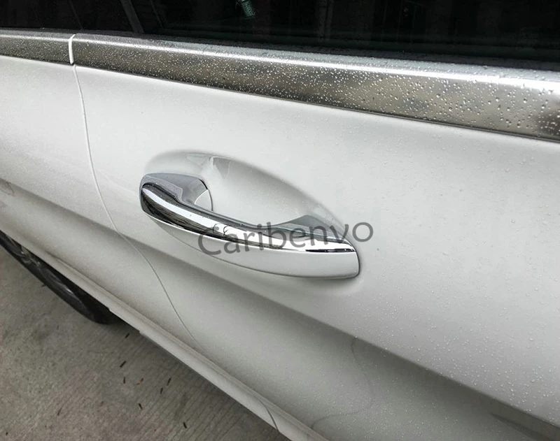 4 шт./компл. глянцевый хромовые автомобильные дверные ручки крышки для 2016 2019 Mercedes