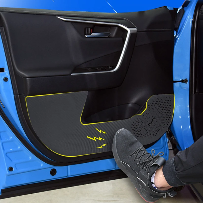 

Защитная накладка на дверь, Противоударная накладка на дверь, коврик, внутреннее украшение для Toyota RAV4 2019 2020, аксессуары