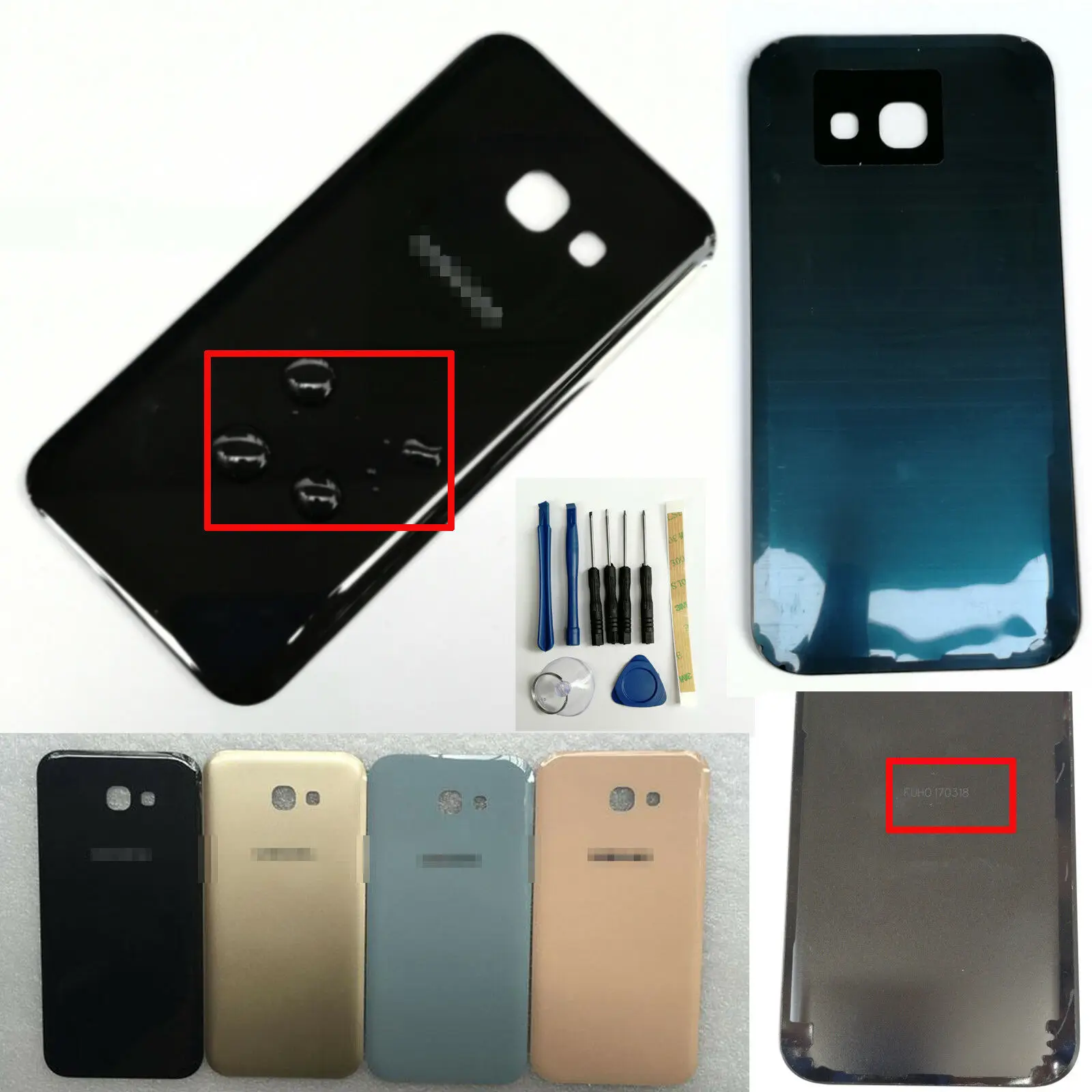 

OEM For Samsung Galaxy A5 2017 A520F/DS A520K/L/S Rear Glass Back Battery Cover