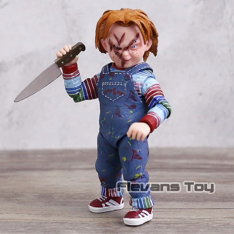 Фото NECA Good Guys Чаки ребенка играть страшно Невеста ПВХ движущаяся - купить