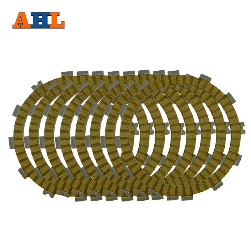 

AHL Motorcycle Clutch Friction Plates Set for HONDA CR250R CR250 R 1983-2007 Clutch Lining #CP-00037