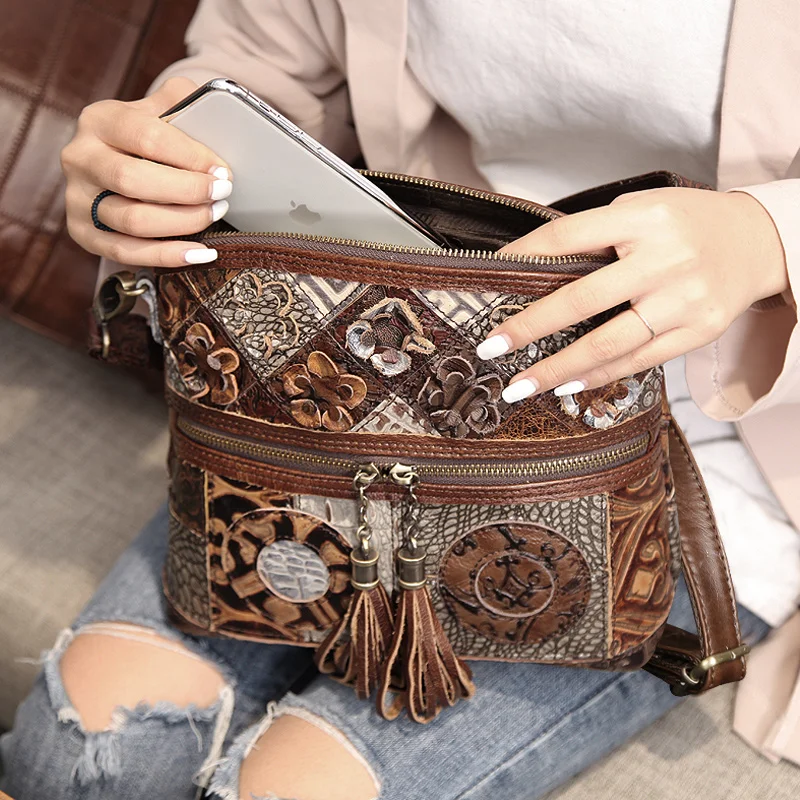 cobbler legend genuine leather crossbody bag women 2022 new luxury designer handbag ladies vintage tassel simple top handle bags free global shipping