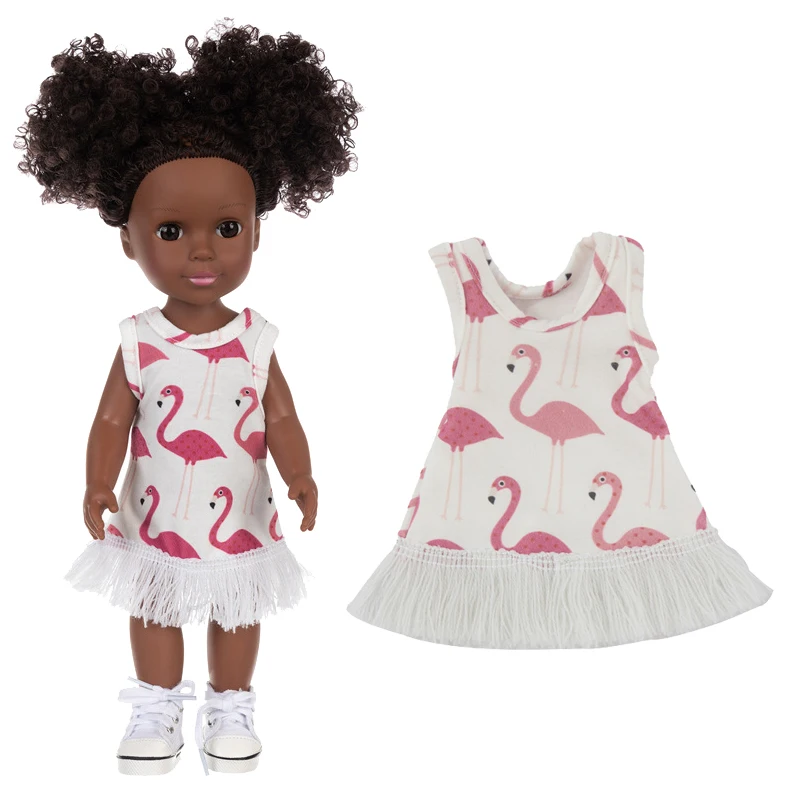 

2021 New Lovely Flamingo Dress Clothes Fit 14.5'' American Wellie Wishers Doll,42cm FAMOSA Nancy Doll Clothes Accessories