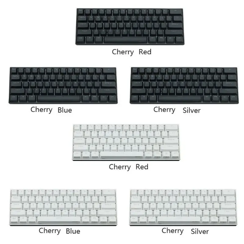 

Anne Pro2 60% Bluetooth 4.0 Type-C RGB 61 Keys Mechanical Gaming Keyboard Cherry Switch Gateron Switch new dorp shipping