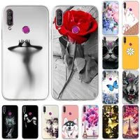 for meizu note 8 9 case note8 soft tpu silicone protective phone cute cat back cover for meizu mx6 m3s note mx6 x8 cases fundas