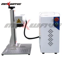 20w 50w fiber laser marking machine for steel pen laser 30w metal engraving machinery with customized pen conveyor belt or rotar