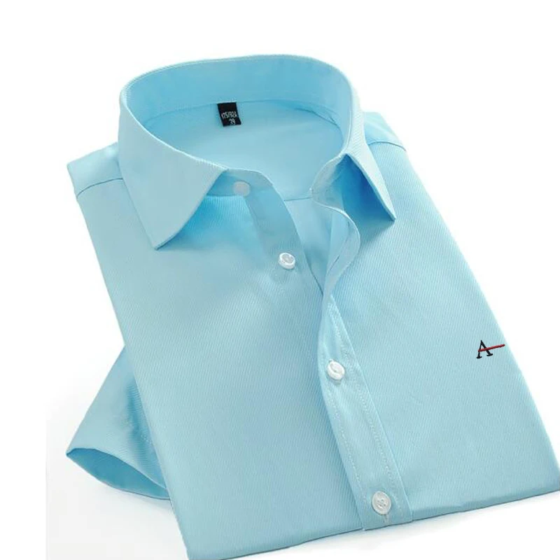 

Рубашка мужская в полоску, с коротким рукавом, с карманами, стандартного кроя, 2021