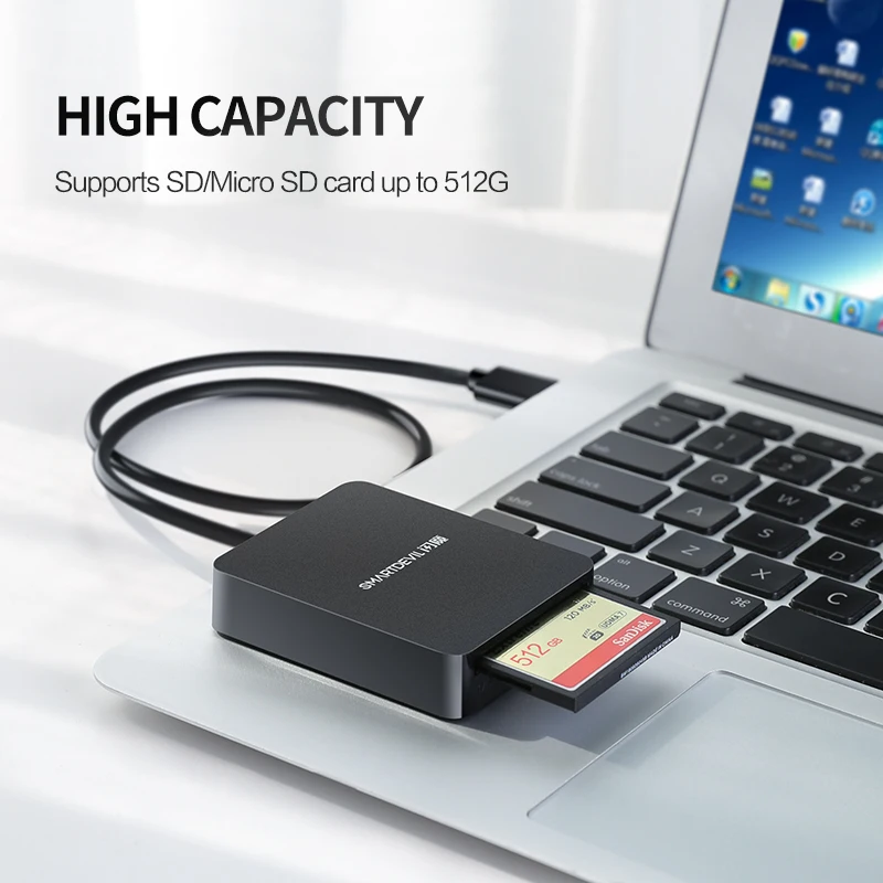 

SmartDevil Card Reader USB 3.0 All In One Type-C SD TF CF/MS Compact Flash Smart Memory Card Adapter USB OTG SD Card Reader