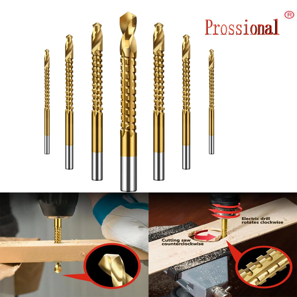 Новинка бесплатная доставка сверло с титановым покрытием 3 8 мм HSS для отверстий в