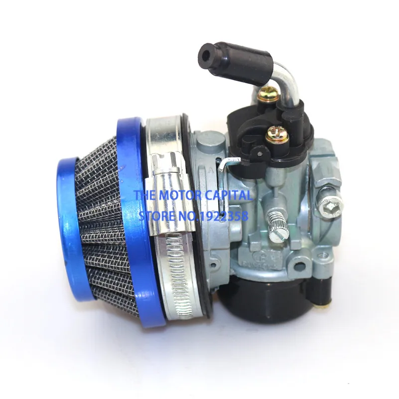 Карбюратор воздушный гоночный КАРБЮРАТОР подходит для 49cc 50cc 60 66 80cc 2-тактный