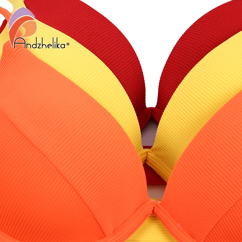 Andzhelika комплект бикини купальники женские Купальники Очень толстый пушап