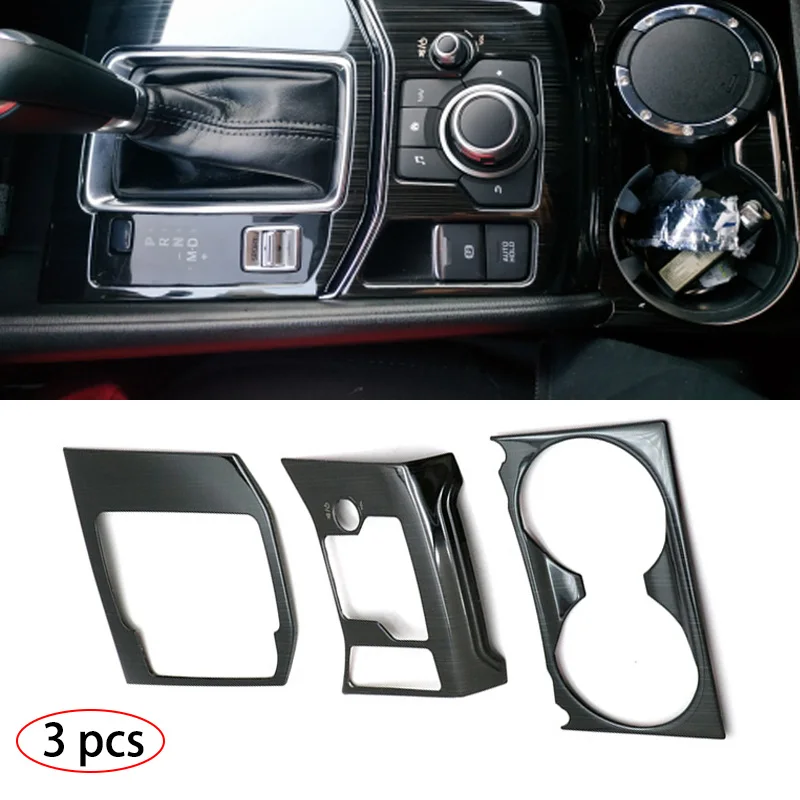 3 шт. автомобильная консоль панель коробки передач накладка на рамку наклейка
