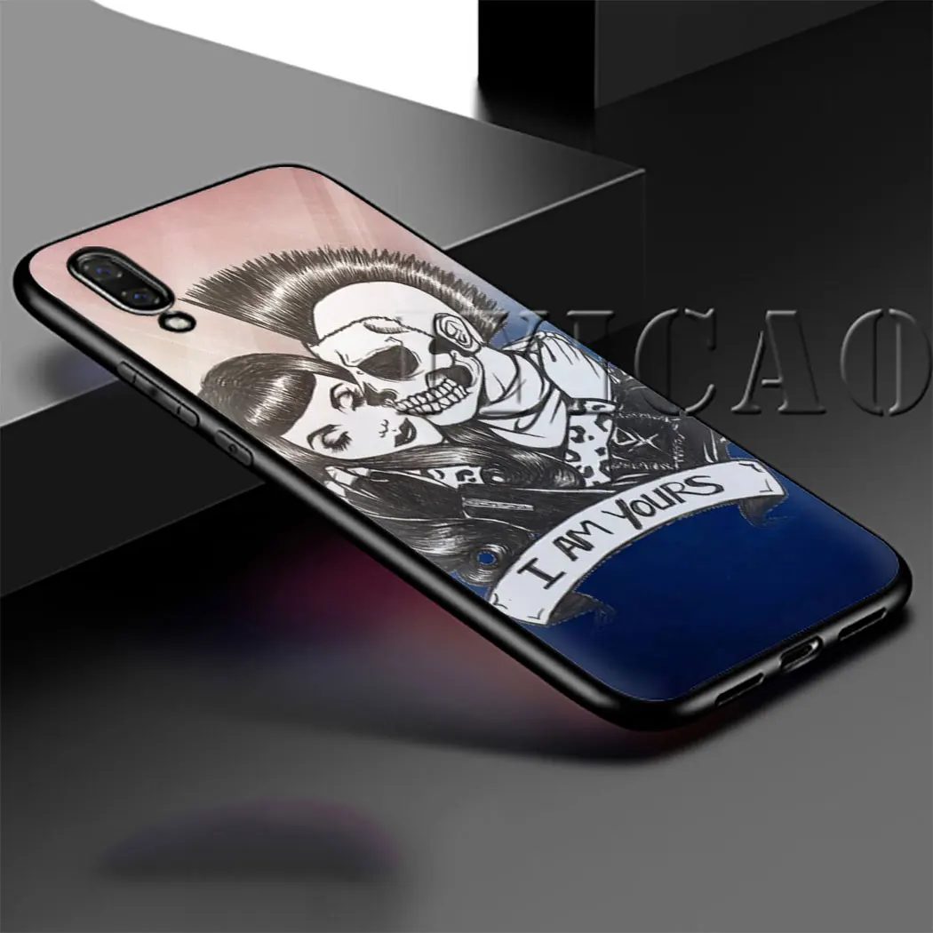 Marigold Tarot Skull Card Soft Case for Huawei P20 Lite Pro P30 P Smart Z Plus | Мобильные телефоны и аксессуары