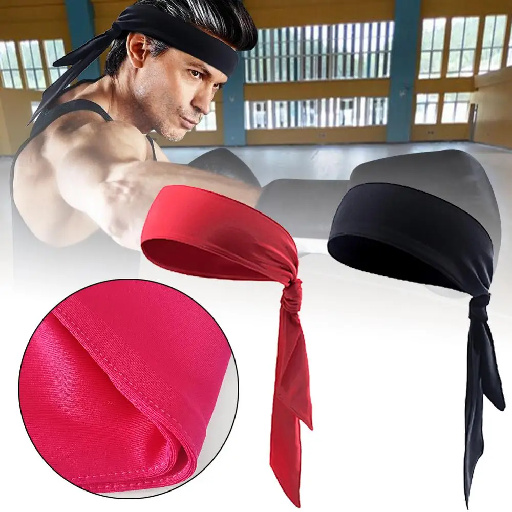 

SALE Home Workout Sports Sweat Headband Sports Yoga Hair Ribbon Scarf Run Tennis Fitness Pirate Headband Jogging Dropshipping