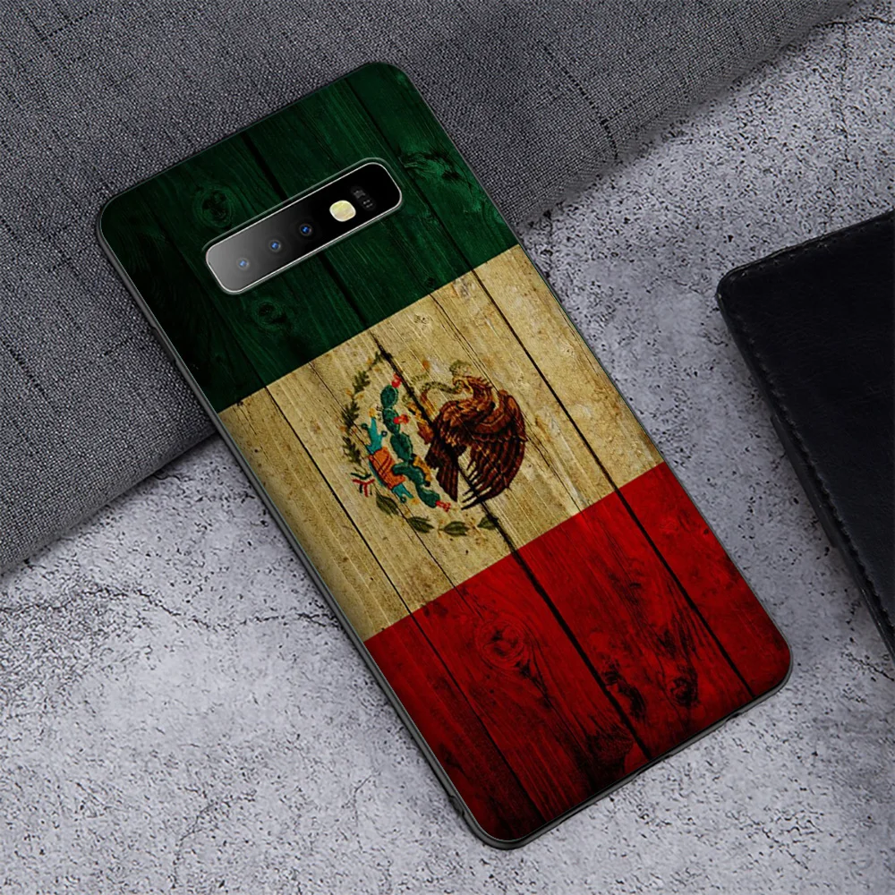 LS128 флаг Мексики черный чехол для Samsung Note 8 9 10 20 Plus Lite Ultra J2 J4 J6 J7 J8 Prime J730 Core |
