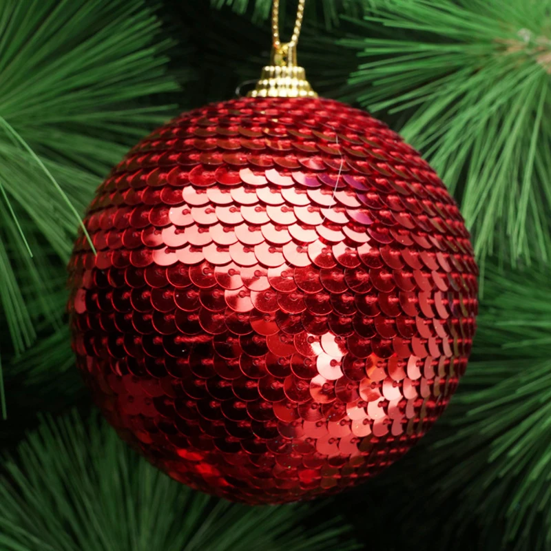 Рождественское с блестками блестящие шары задний фон веселой рождественской