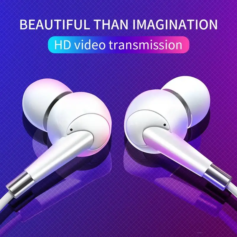 

Suitable For Oppo Apple Vivo Huawei Millet In Ear Chicken Game Mobile Phone Computer Headset Wire Controlled Headset