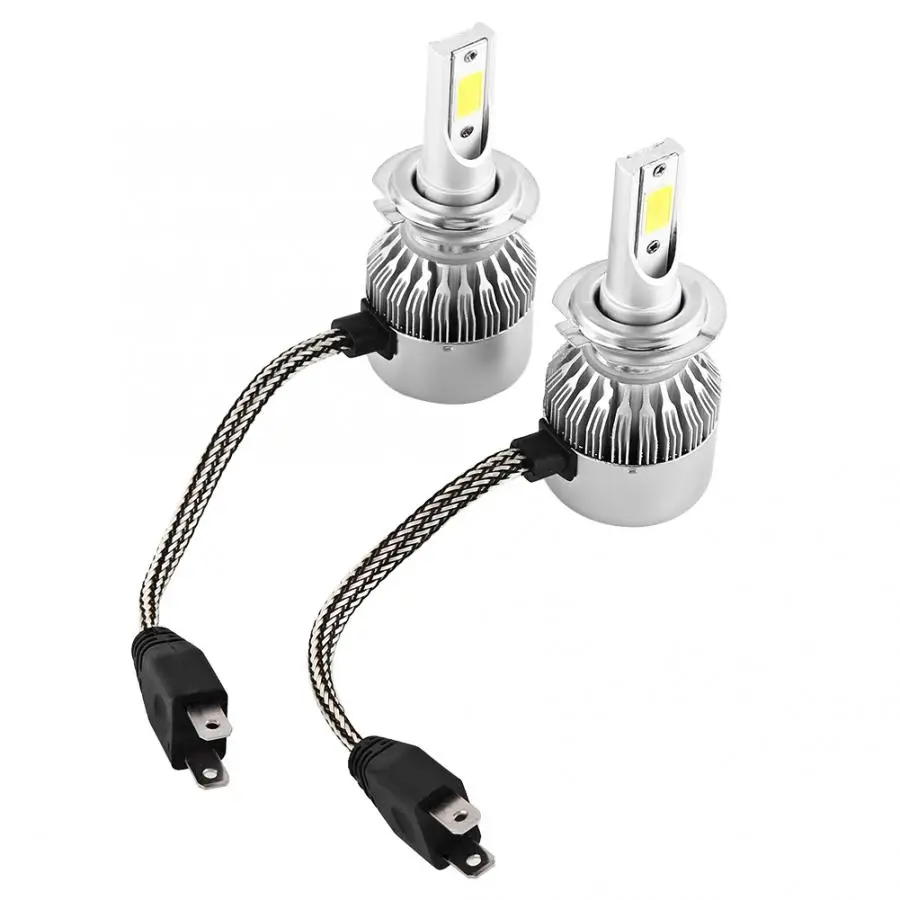 2 шт. H4, H7, H8/H9/H11, 880/881/H27, 9005(HB3, H10) C9 55 Вт 9 V-30 V 4600 световой поток галобный фонарь COB фары для автомобиля