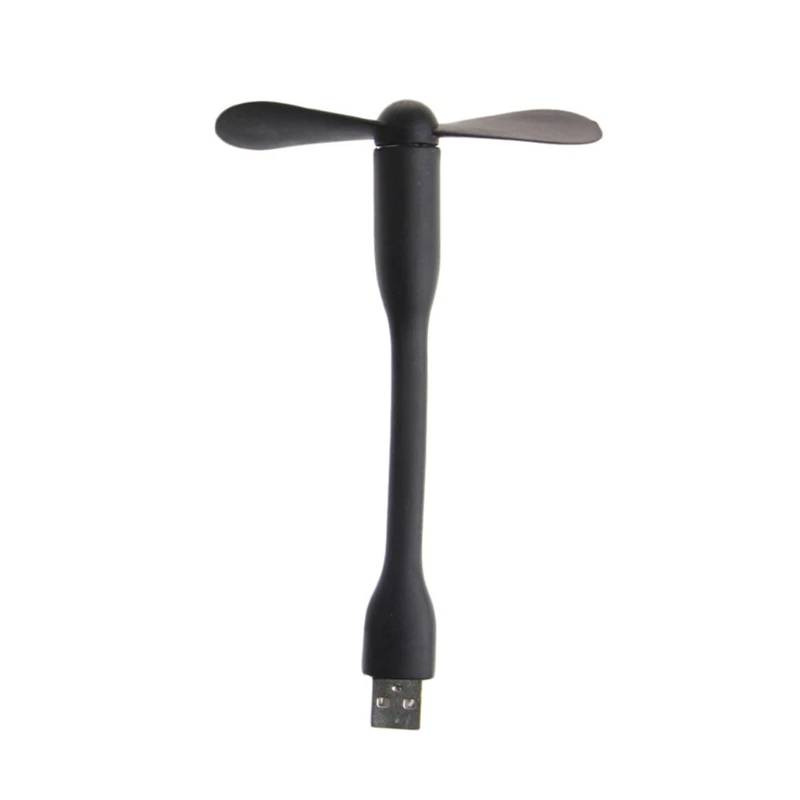 

Flexible USB Cooling Fan For Laptop Desktop PC Powerbank Wall Car USB Charger 4XFB