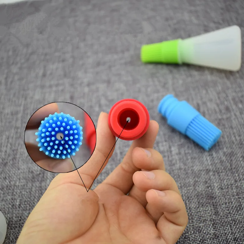 Портативная силиконовая Емкость для выпечки масло с кисточкой кухни инструмент