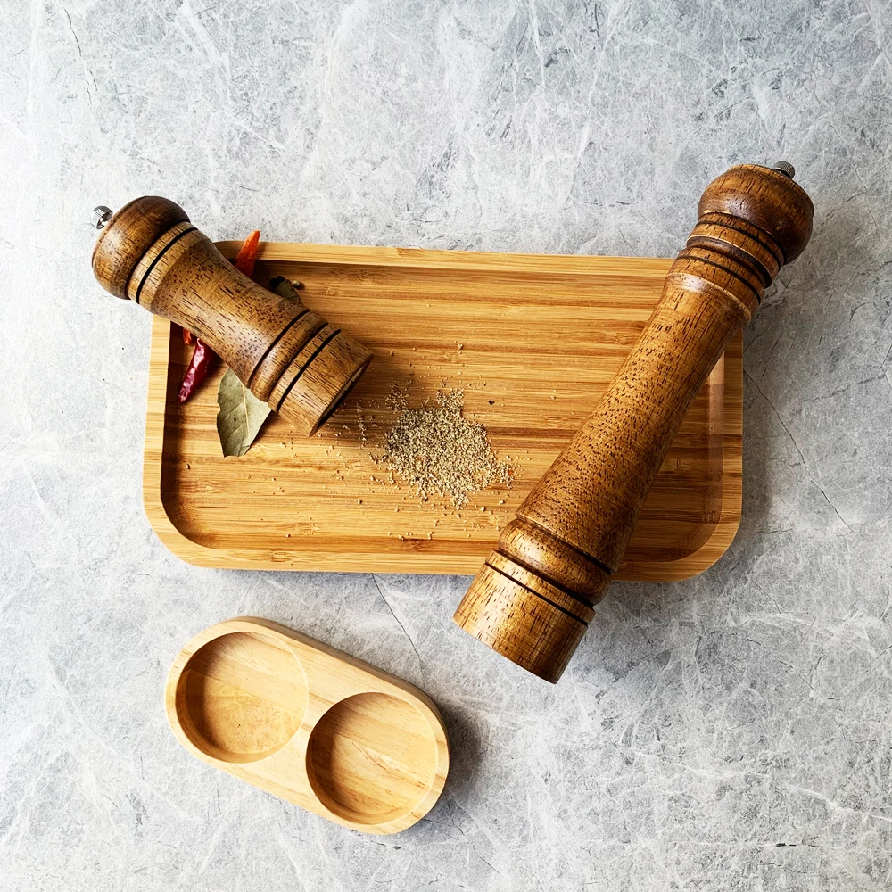 перечница деревянная сольница и перцемолка ручная перец мельница для специй