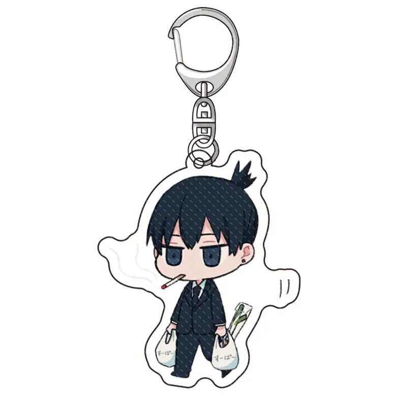 

Animation Chainsaw Man Acrylic Keyring Student Beautiful Backpack Pendant Car Pendant Keychain Frien Christmas Gift Keychains