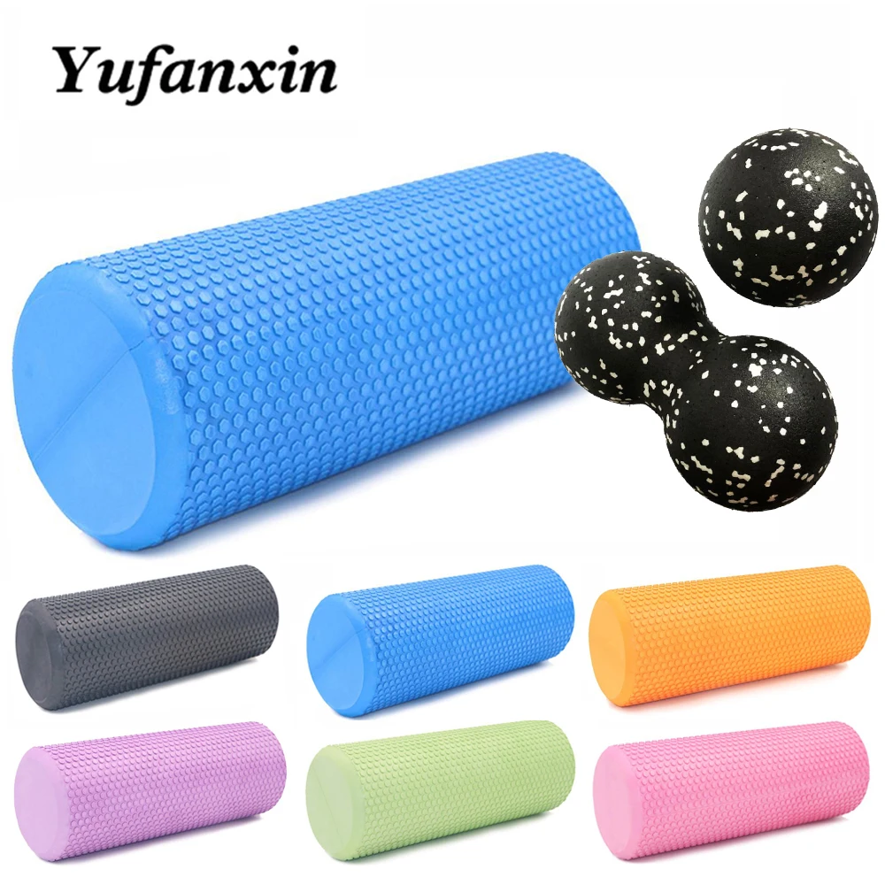 Ролик из пены 45/60 ролик высокой плотности для йоги пилатеса массажа мышц фитнеса