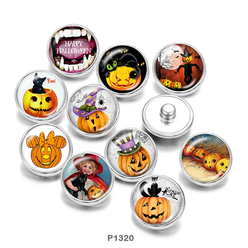 

Стеклянные кабошоны на Хэллоуин, украшения своими руками, стеклянная защелка CP1320