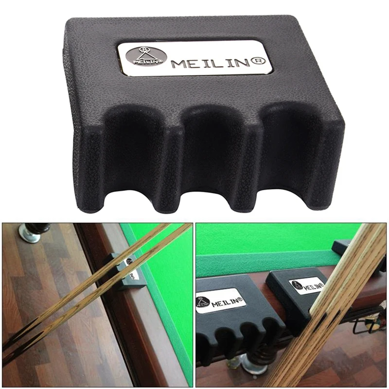 

Hot-Portable Billiards Pool Cue Stick Holder Cue Stick Rest for 3 Cue