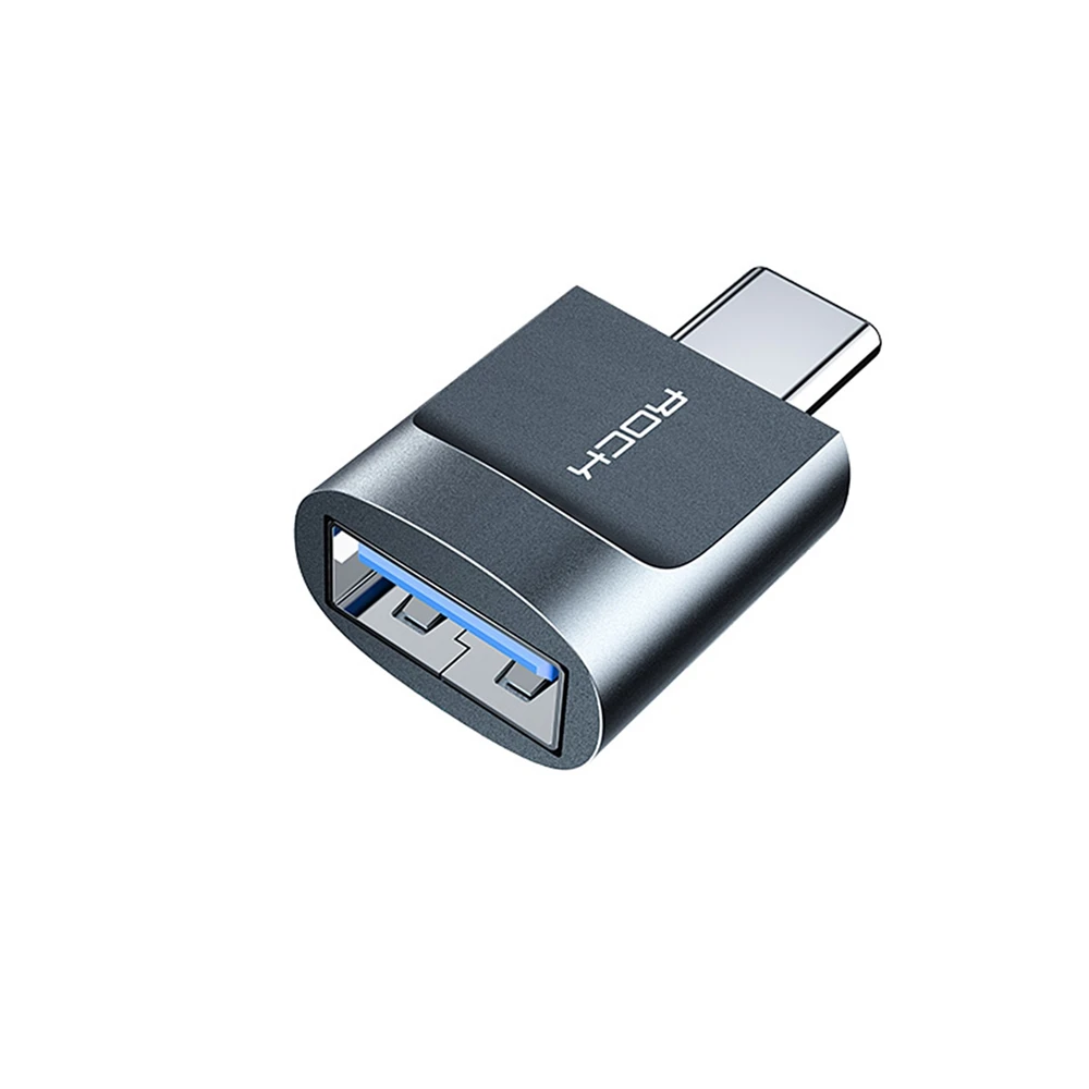 Адаптер Rock OTG usb type C для huawei samsung Xiaomi Redmi Oneplus 7 Pro адаптер c USB Tipo 3 0|Переходники и