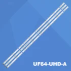 Новый комплект одежды из 3 предметов 8 светодиодный 850 мм светодиодный подсветка полосы для LG 43UF6407 43UH619V 43UH603V UF64 UHD_A 43LH60_FHD_A 43LH5700 HC430DGN-SLNX5