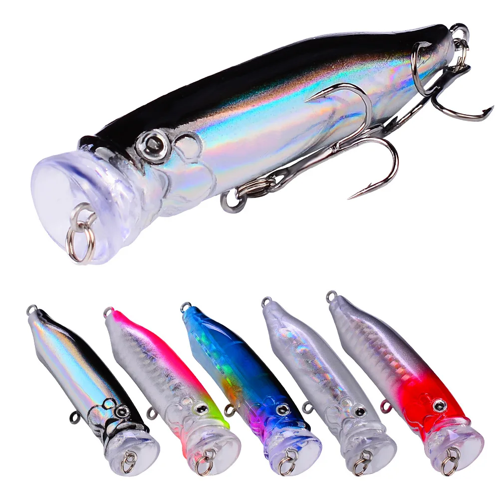Popper Fishing Lure Weights 9.4G/7CM Bait Poppers Topwater Lure Trolling Lures Pesca Wobbler Articulos De Pesca Isca Artificial