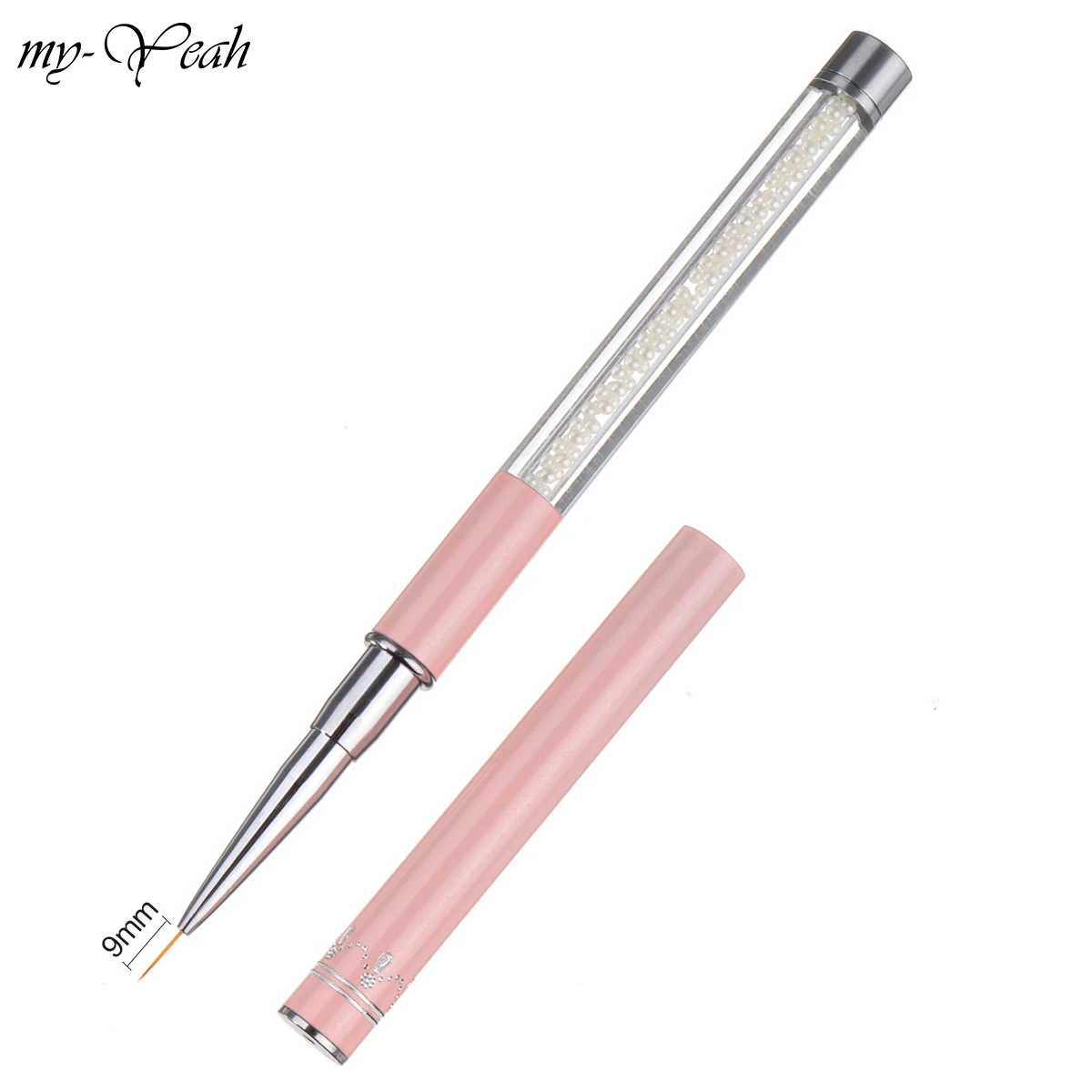 My-Yeah дизайн ногтей Французский лайнер линии полосатая кисть цветочный рисунок