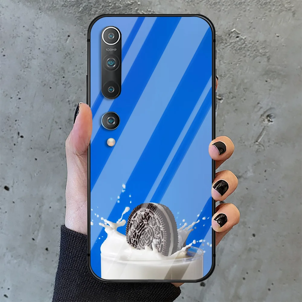 

Chocolate Pocky Oreo Phone Tempered Glass Case Cover Xiaomi Mi A MAX X POCO M Note 3 9 10 11 i T Pro Lite Ultra NFC Etui