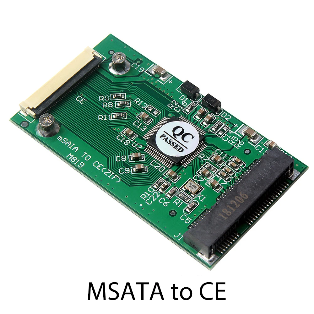 Мини SATA карта mSATA на 40pin 1 8 дюйма PCI-E SSD ZIF CE преобразователь карты для Hitachi HDD части