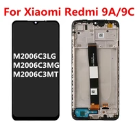 6 53 original for xiaomi redmi 9a m2006c3lg lcd display 10 point touch digitizer assembly for redmi 9c m2006c3mg m2006c3mt lcds
