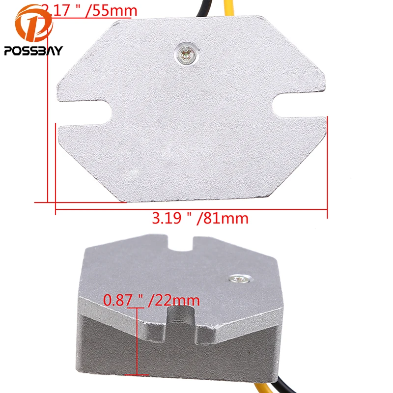 Регулятор напряжения POSSBAY для мотоцикла выпрямитель снегохода мотоцикла|voltage