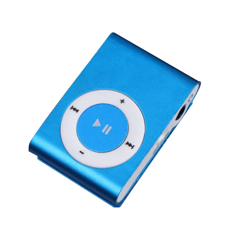 Портативный Мини 3 5 мм металлический USB MP3 музыкальный медиаплеер модный плеер с