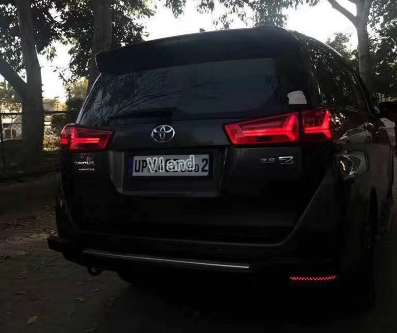 Дымчатый красный задний светильник s для Toyota Innova 2016 2017 стоп сигнала в сборе|light