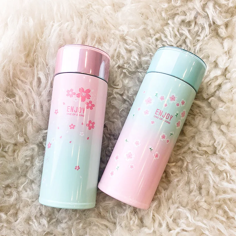 230 мл двойная стенка спортивный термос для чая и кофе бутылка горячей воды 304