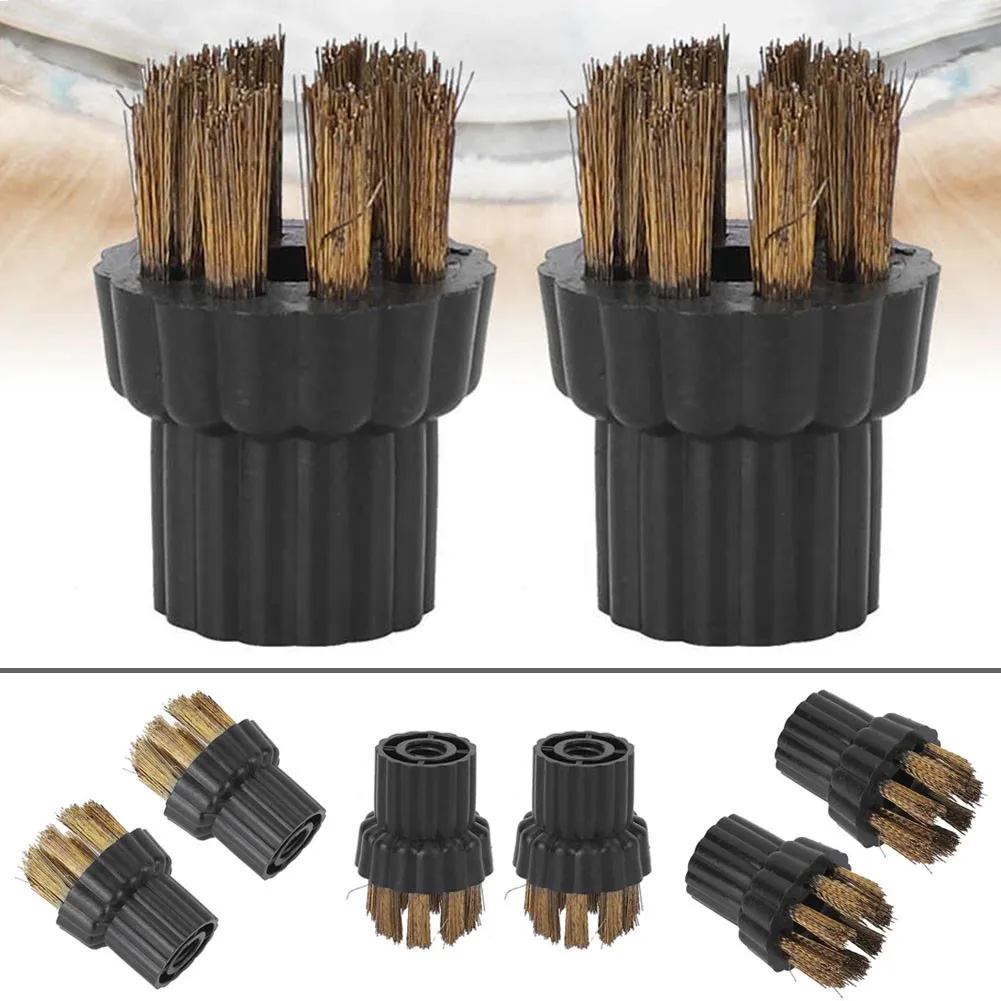 

2pcs Steam Cleaner Brass Brush Cleaning Brushes For Steam Mop X5 Steam Cleaner Attachments Replacement