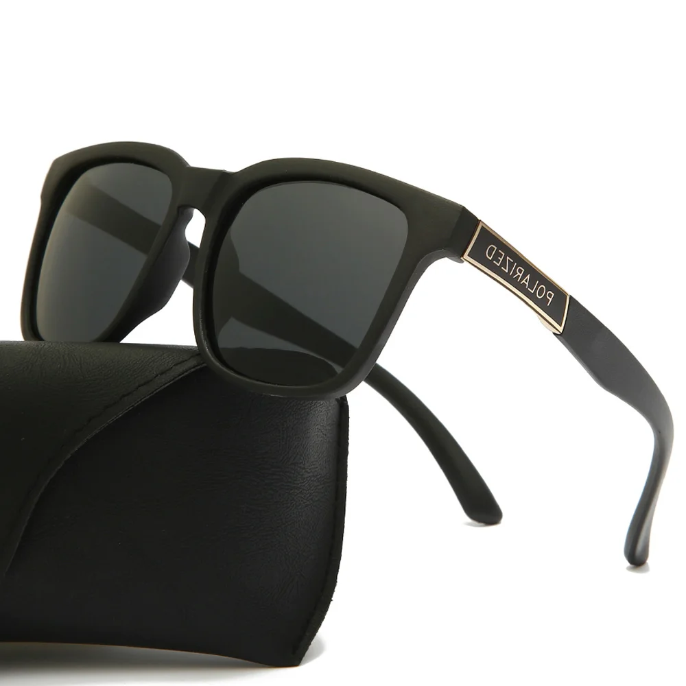 

Classic Men Polarized Sunglasses Brand Design Men Driving Sun Glasses Vintage Square Coating Sunglass UV400 Shades gafas de sol