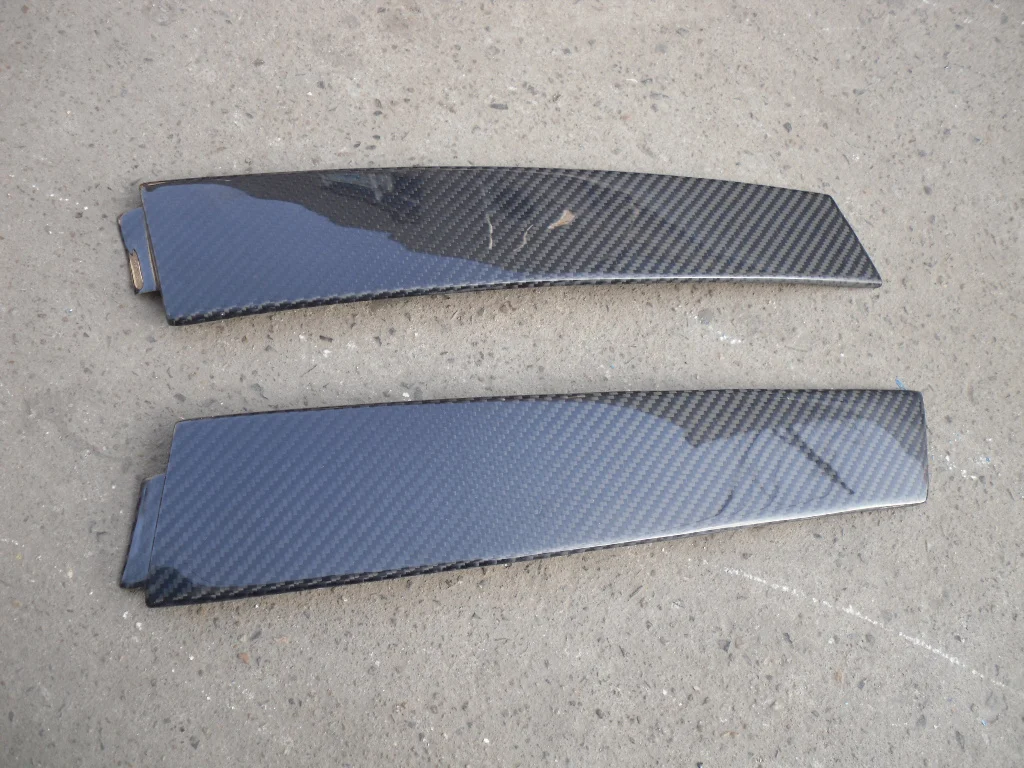 1999-2002 Skyline R34 GTR GTT углеродное волокно B Крышка стойки 2 шт. углерод | Автомобили и