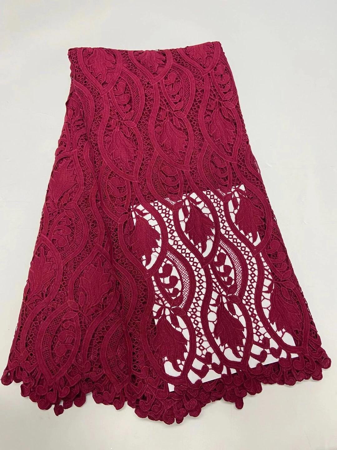 Белая африканская кружевная ткань высокое качество отверстия для проушин гипюр