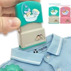 Оригинальная детская одежда, водонепроницаемая одежда, имя штампа на одежде, водонепроницаемая наклейка с именем не смывается