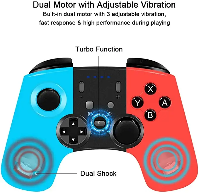 Беспроводной Bluetooth геймпад для Nintendo Switch Pro NS игровой джойстик контроллер