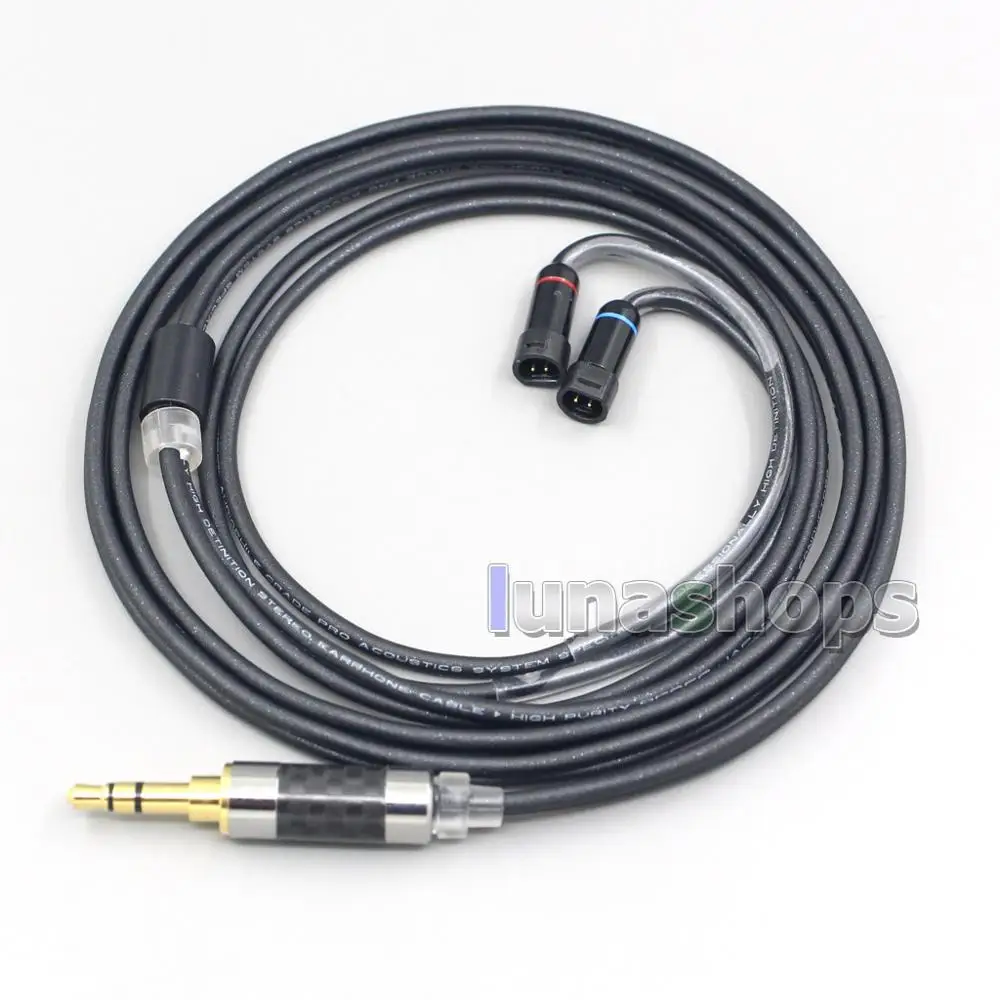 2 5 мм 4 XLR 3 черный 99% чистый PCOCC кабель для наушников Sennheiser IE8 IE8i IE80 IE80s металлический